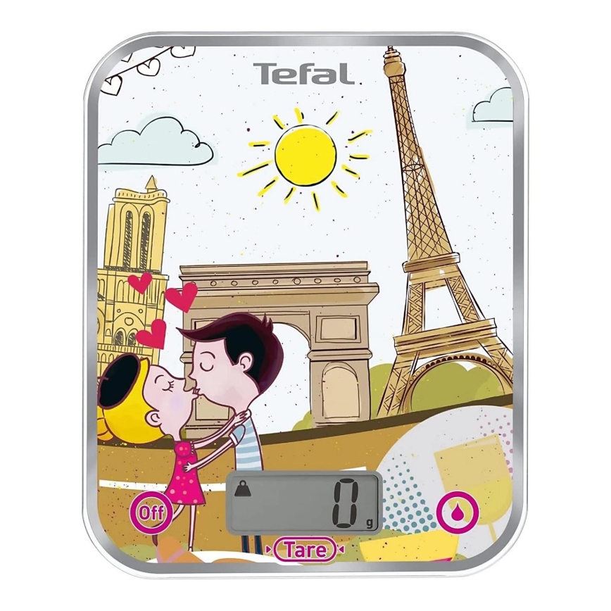 Tefal - Kitchen scale OPTISS PARIS 2xAAA