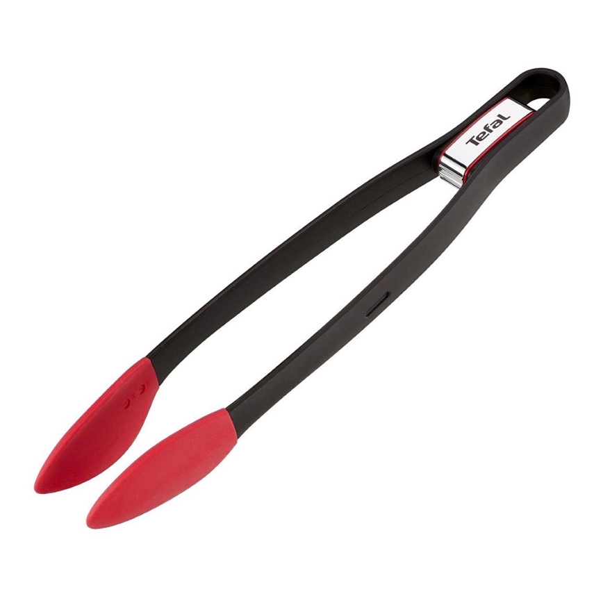 Tefal - Kitchen tongs INGENIO black/red