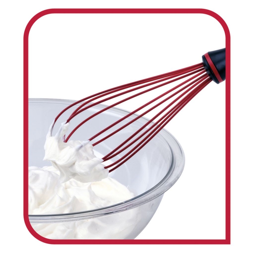 Tefal - Kitchen whisk INGENIO black/red