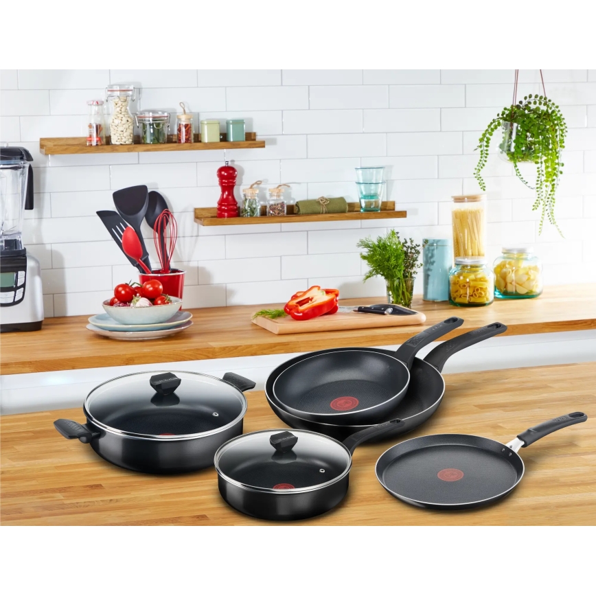 Tefal - Low casserole with a lid  SIMPLY CLEAN 28 cm