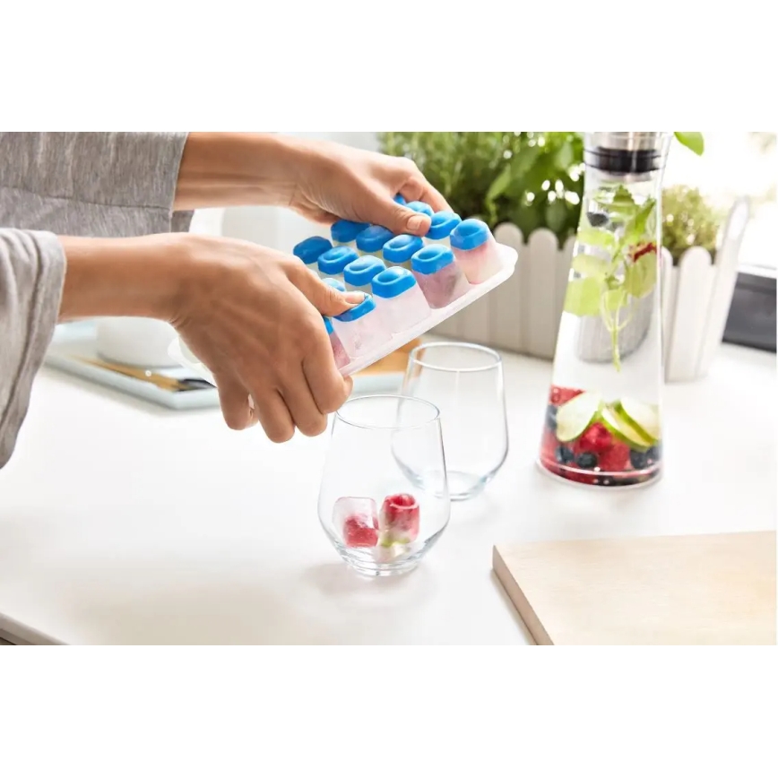 Tefal - MASTER SEAL 24-Cube Ice Tray, Blue