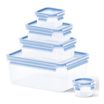 Tefal - MASTER SEAL FRESH 5-piece food container set, blue