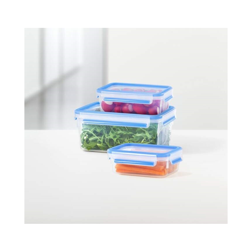 Tefal - MASTER SEAL FRESH 5-piece food container set, blue