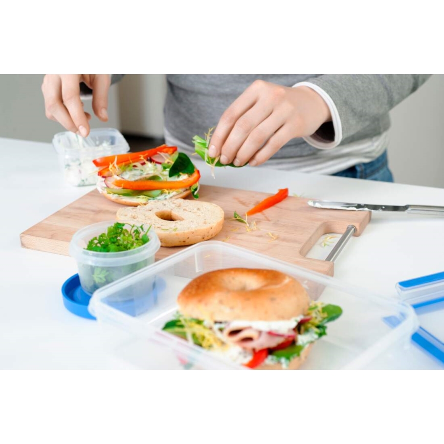 Tefal - MASTER SEAL FRESH 5-piece food container set, blue