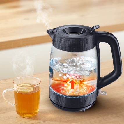 Tefal - MORNING GLASS Rapid‑Boil Electric Kettle 1.7 L, 2000 W / 230 V