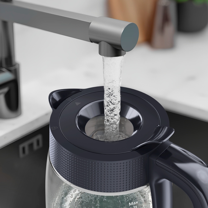 Tefal - MORNING GLASS Rapid‑Boil Electric Kettle 1.7 L, 2000 W / 230 V