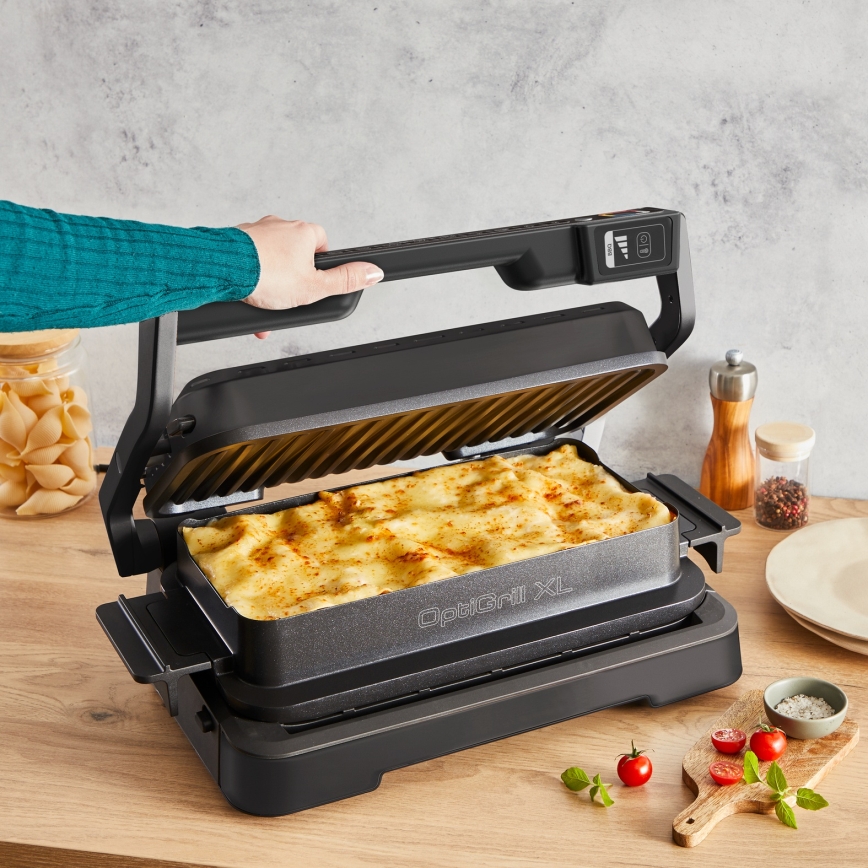 Tefal - OPTIGRILL Contact Grill 2200W/230V Black