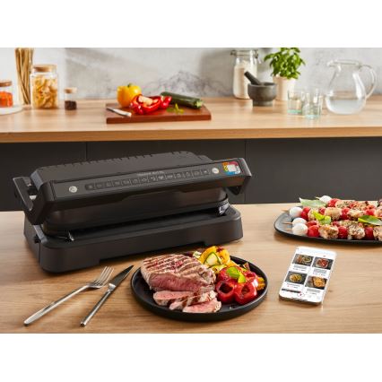 Tefal - OPTIGRILL Contact Grill 2200W/230V Black