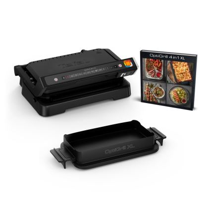 Tefal - OPTIGRILL Contact Grill 2200W/230V Black