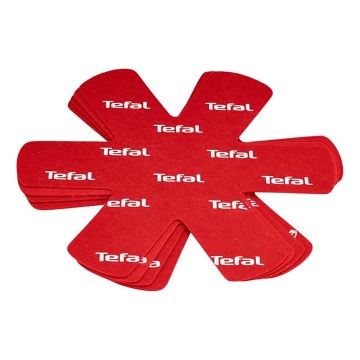 Tefal - Pan protector set 4 pcs INGENIO red