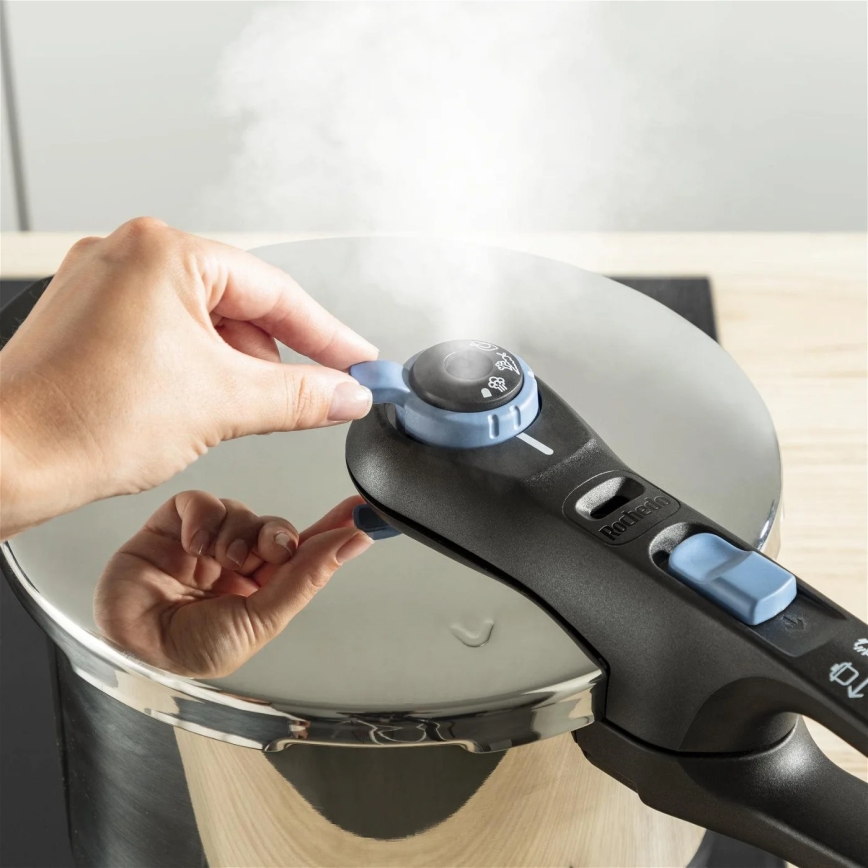 Tefal - Pressure cooker 4 l SECURE TRENDY stainless steel