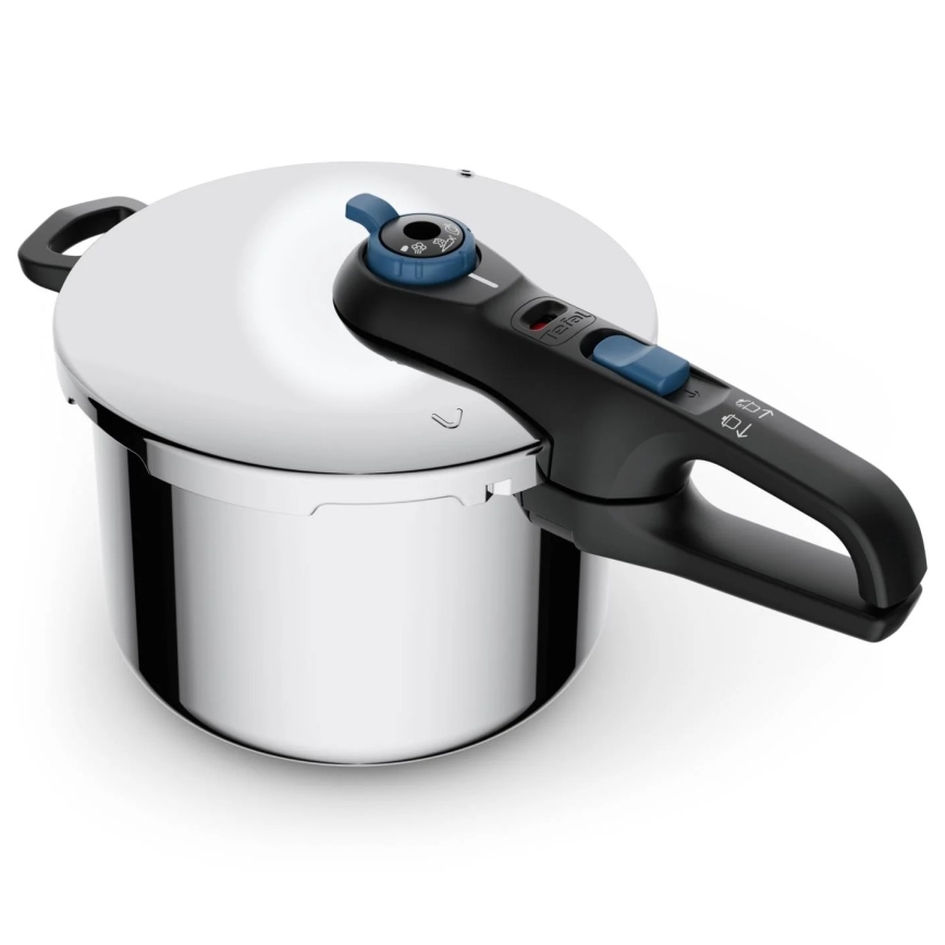 Tefal - Pressure cooker 6 l SECURE TRENDY stainless steel