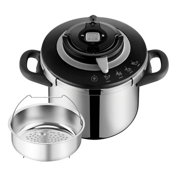 Tefal - Pressure cooker 8 l CLIPSO+ CHEF stainless steel