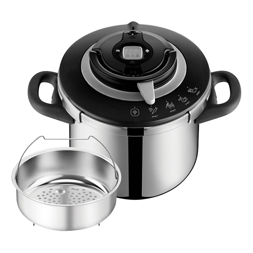 Tefal - Pressure cooker 8 l CLIPSO+ CHEF stainless steel