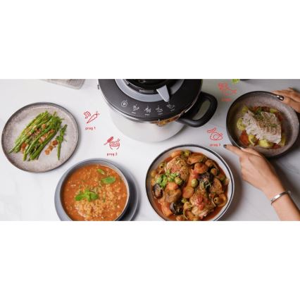 Tefal - Pressure cooker 8 l CLIPSO+ CHEF stainless steel