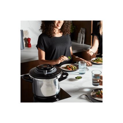 Tefal - Pressure cooker 8 l CLIPSO+ CHEF stainless steel