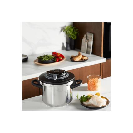 Tefal - Pressure cooker 8 l CLIPSO+ CHEF stainless steel