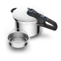 Tefal - Pressure cooker 8 l SECURE TRENDY stainless steel