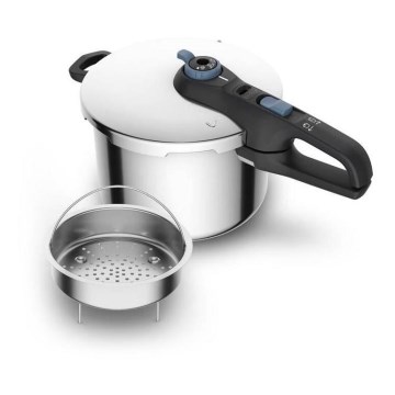 Tefal - Pressure cooker 8 l SECURE TRENDY stainless steel