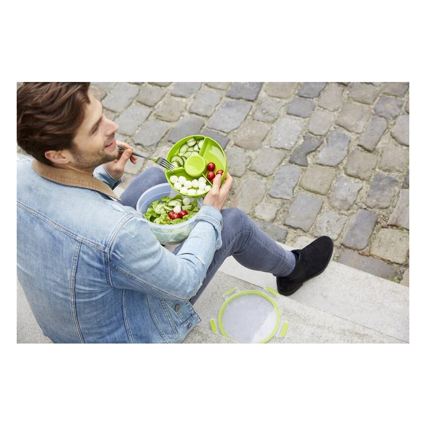 Tefal - Salad container 2,6 l MASTER SEAL TO GO green