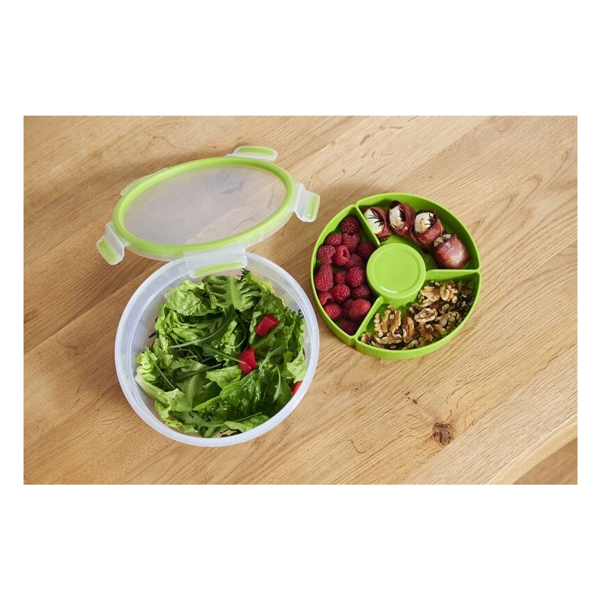 Tefal - Salad container 2,6 l MASTER SEAL TO GO green