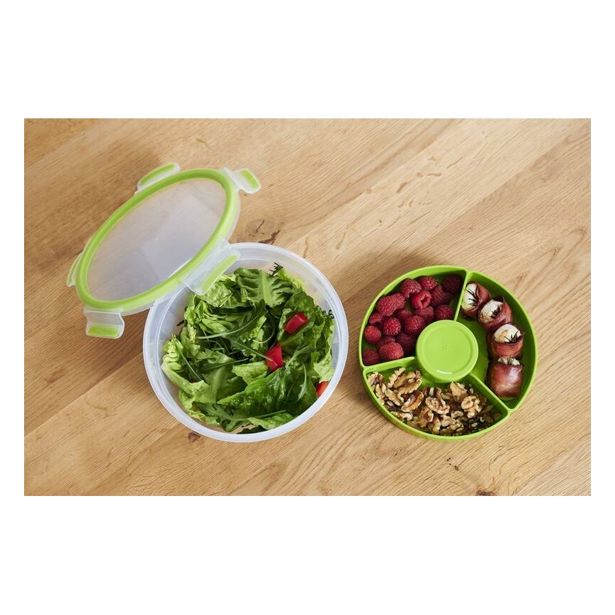 Tefal - Salad container 2,6 l MASTER SEAL TO GO green