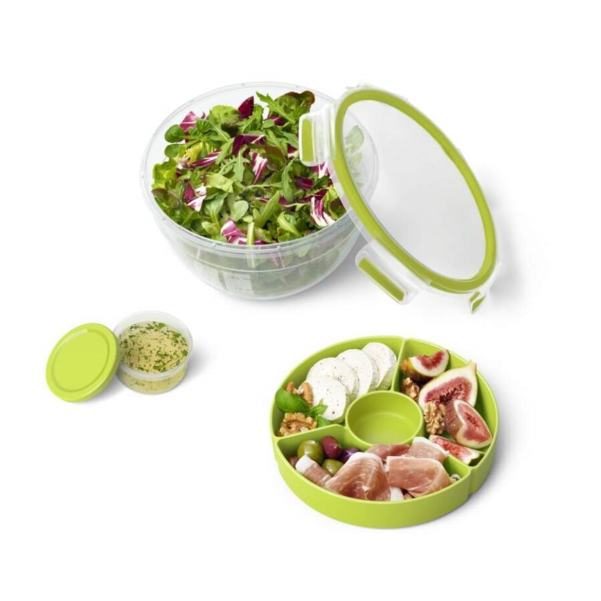 Tefal - Salad container 2,6 l MASTER SEAL TO GO green