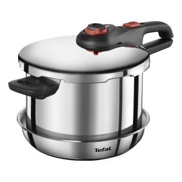 Tefal - SECURE TRENDY 6 L Pressure Cooker + INGENIO EMOTION 5-piece Set