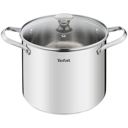 Tefal - Set of cookware 10 pcs COOK EAT stainless steel