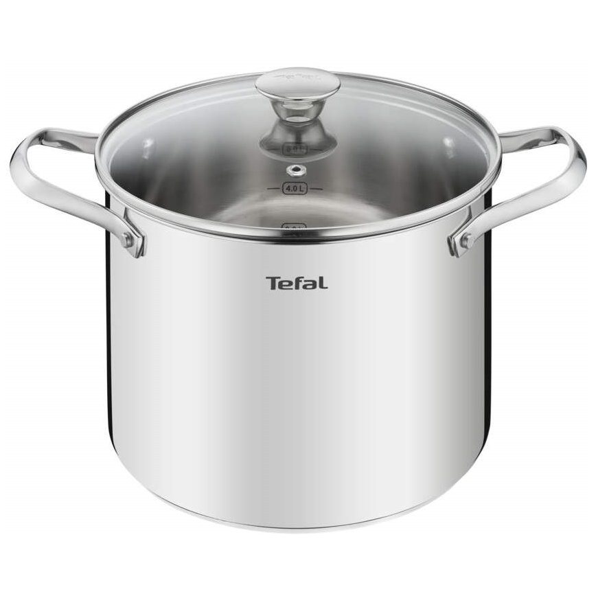 Tefal - Set of cookware 10 pcs COOK EAT stainless steel
