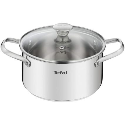 Tefal - Set of cookware 10 pcs COOK EAT stainless steel