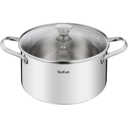 Tefal - Set of cookware 10 pcs COOK EAT stainless steel