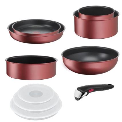 Tefal - Set of cookware 10 pcs INGENIO DAILY CHEF copper