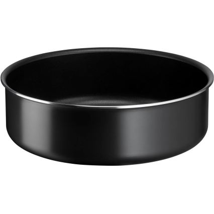 Tefal - Set of cookware 10 pcs INGENIO EASY COOK & CLEAN BLACK