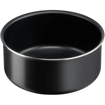 Tefal - Set of cookware 10 pcs INGENIO EASY COOK & CLEAN BLACK