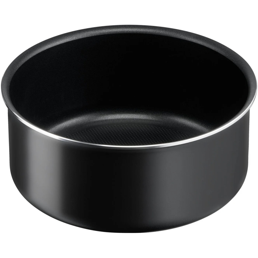 Tefal - Set of cookware 10 pcs INGENIO EASY COOK & CLEAN BLACK