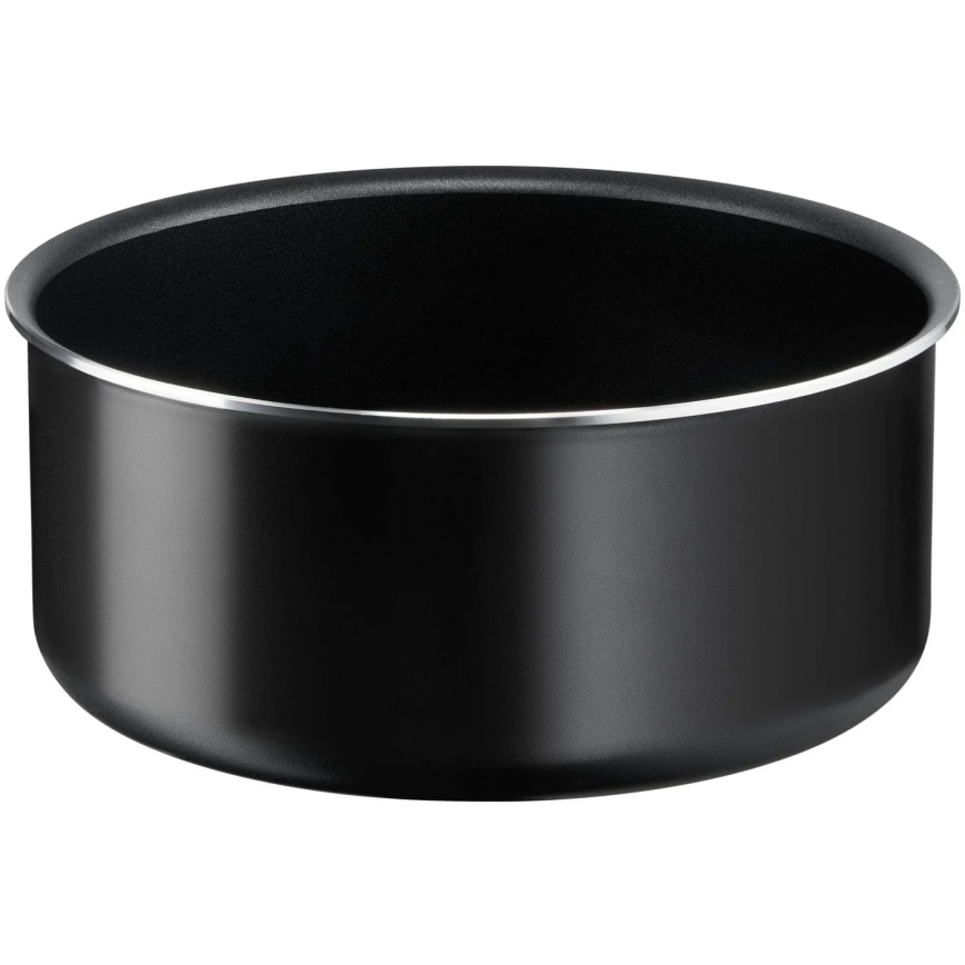 Tefal - Set of cookware 10 pcs INGENIO EASY COOK & CLEAN BLACK