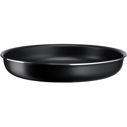 Tefal - Set of cookware 10 pcs INGENIO EASY COOK & CLEAN BLACK