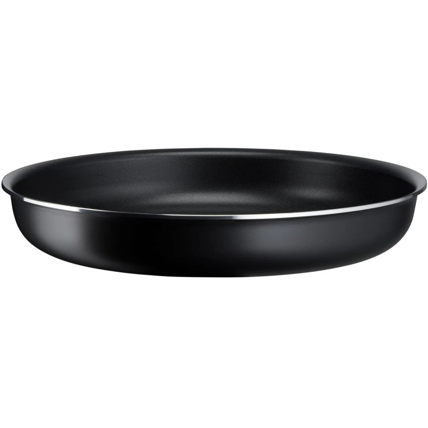 Tefal - Set of cookware 10 pcs INGENIO EASY COOK & CLEAN BLACK