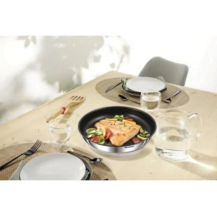 Tefal - Set of cookware 10 pcs INGENIO EMOTION stainless steel