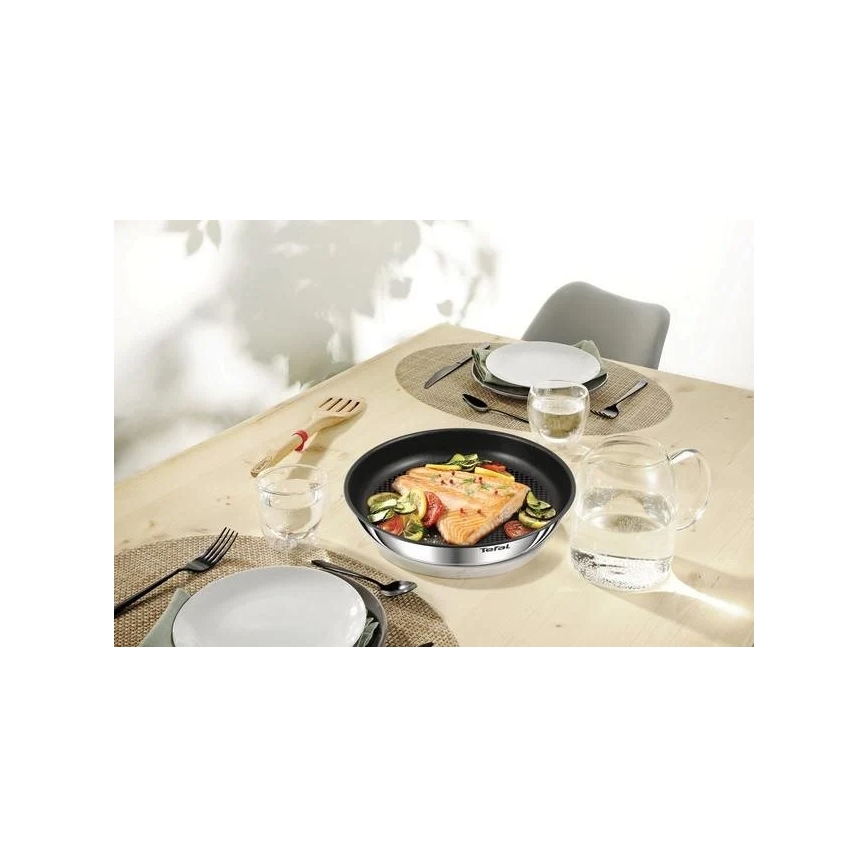 Tefal - Set of cookware 10 pcs INGENIO EMOTION stainless steel