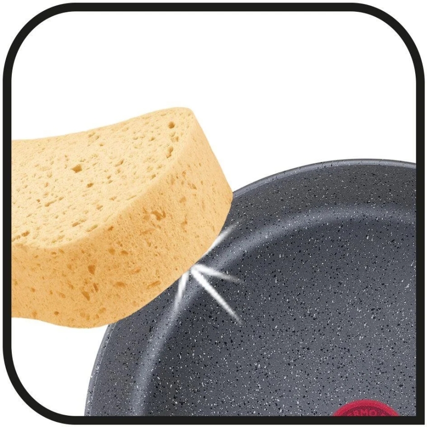 Tefal - Set of cookware 4 pcs INGENIO BLACK STONE