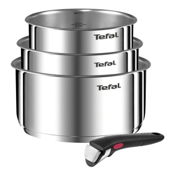 Tefal - Set of cookware 4 pcs INGENIO EMOTION stainless steel