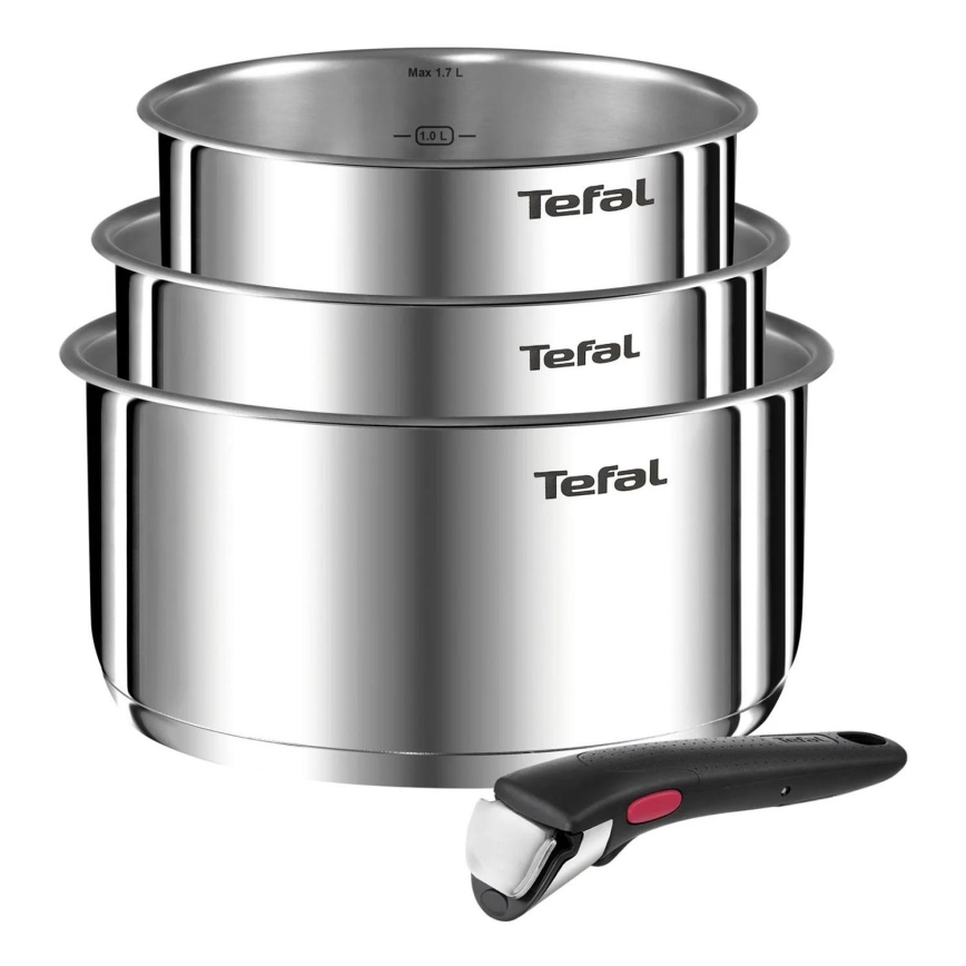 Tefal - Set of cookware 4 pcs INGENIO EMOTION stainless steel