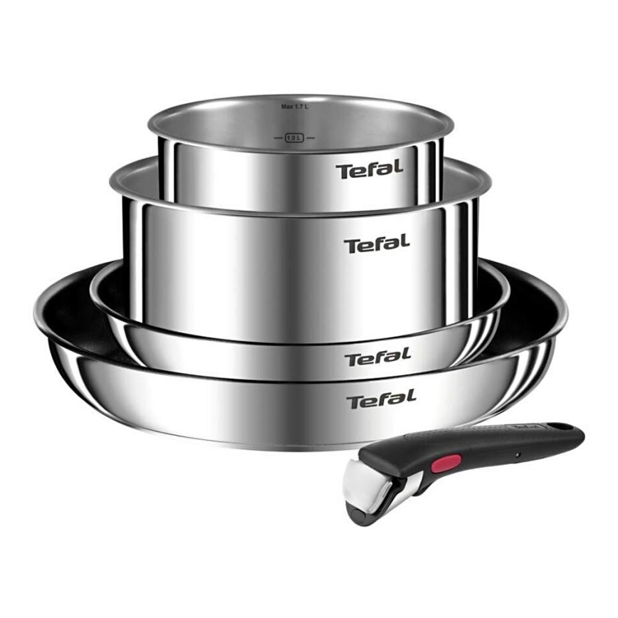 Tefal - Set of cookware 5 pcs INGENIO EMOTION stainless steel