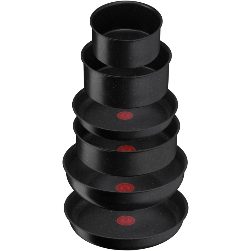 Tefal - Set of cookware 7 pcs INGENIO BLACK STONE