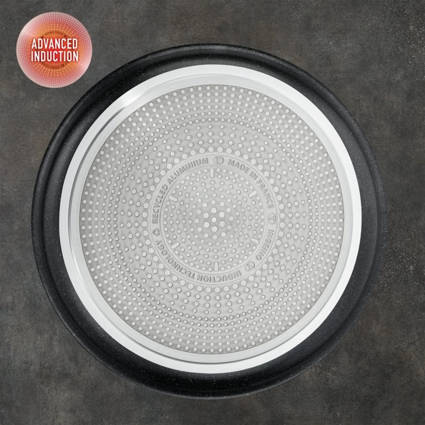 Tefal - Set of cookware 8 pcs INGENIO BLACK STONE