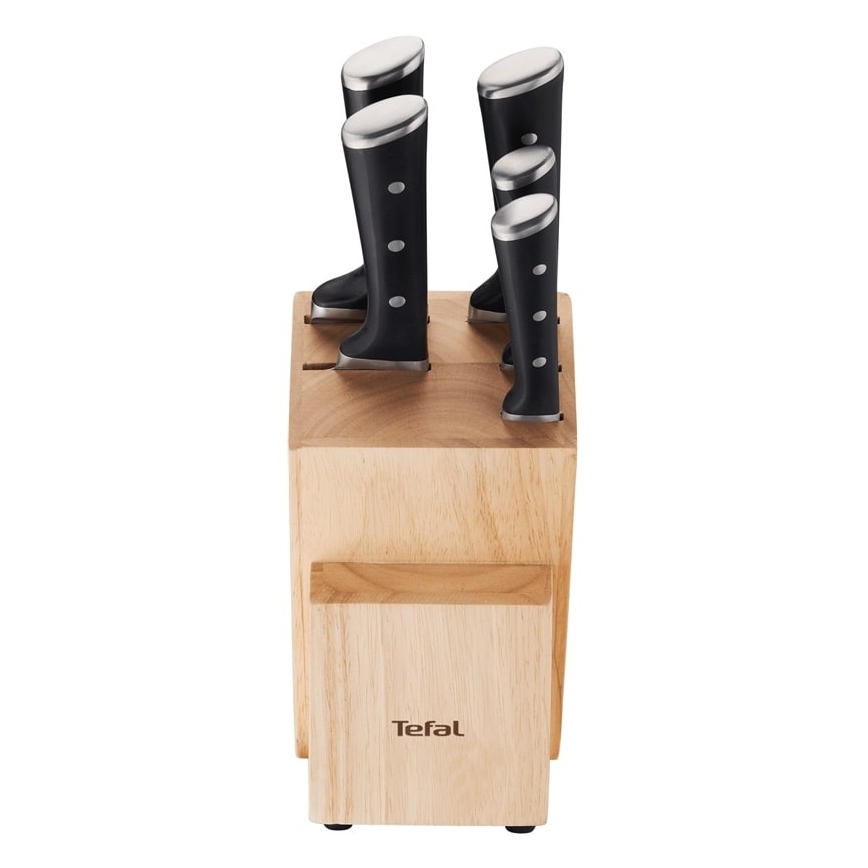 Tefal - Set of kitchen knives in a stand ICE FORCE 6 pcs