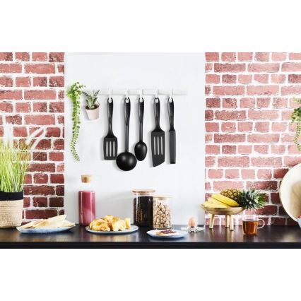 Tefal - Set of kitchen utensils 9 pcs BIENVENUE black