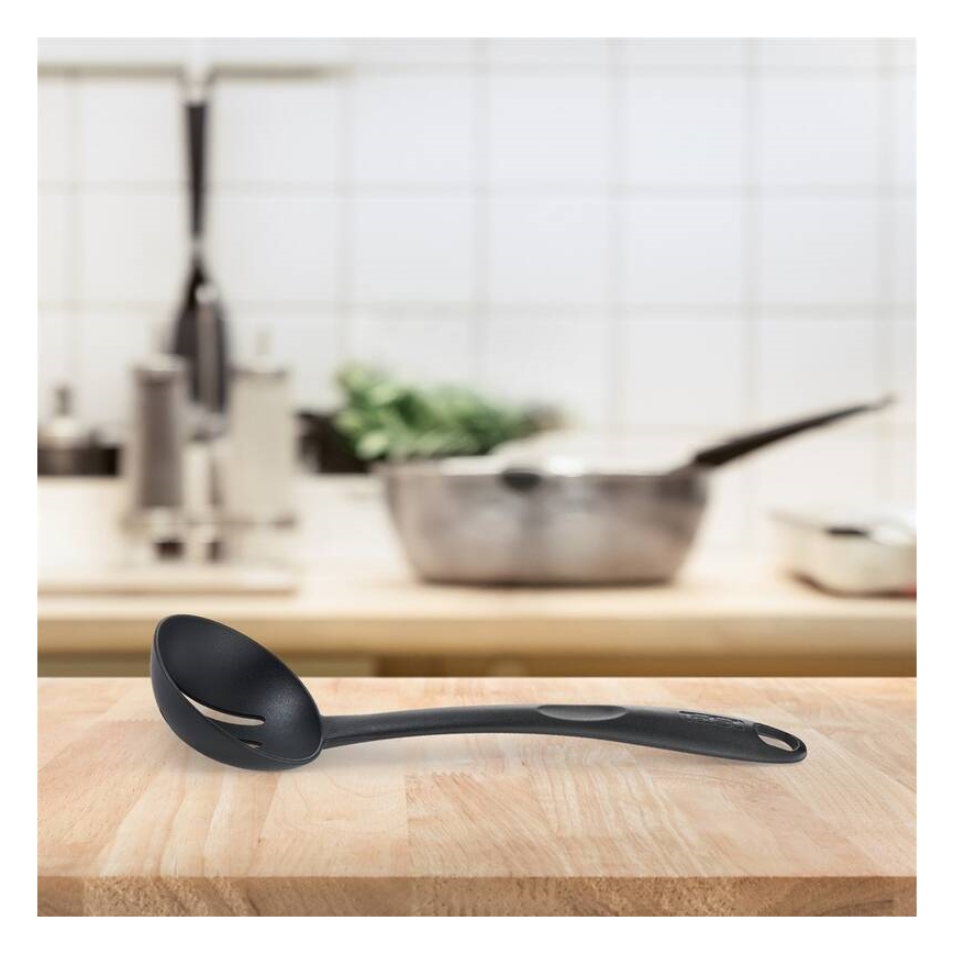 Tefal - Set of kitchen utensils 9 pcs BIENVENUE black